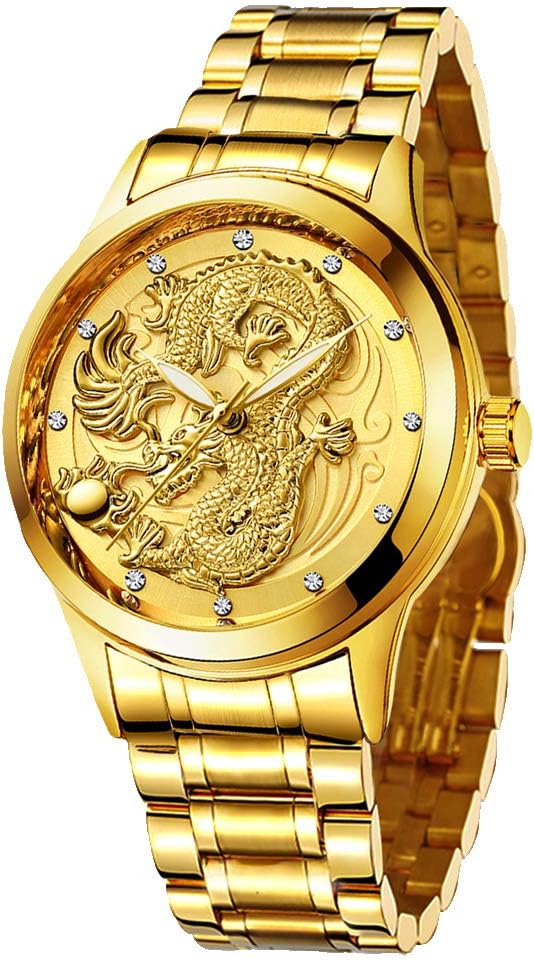 Fashion Dragon watch (Gold)