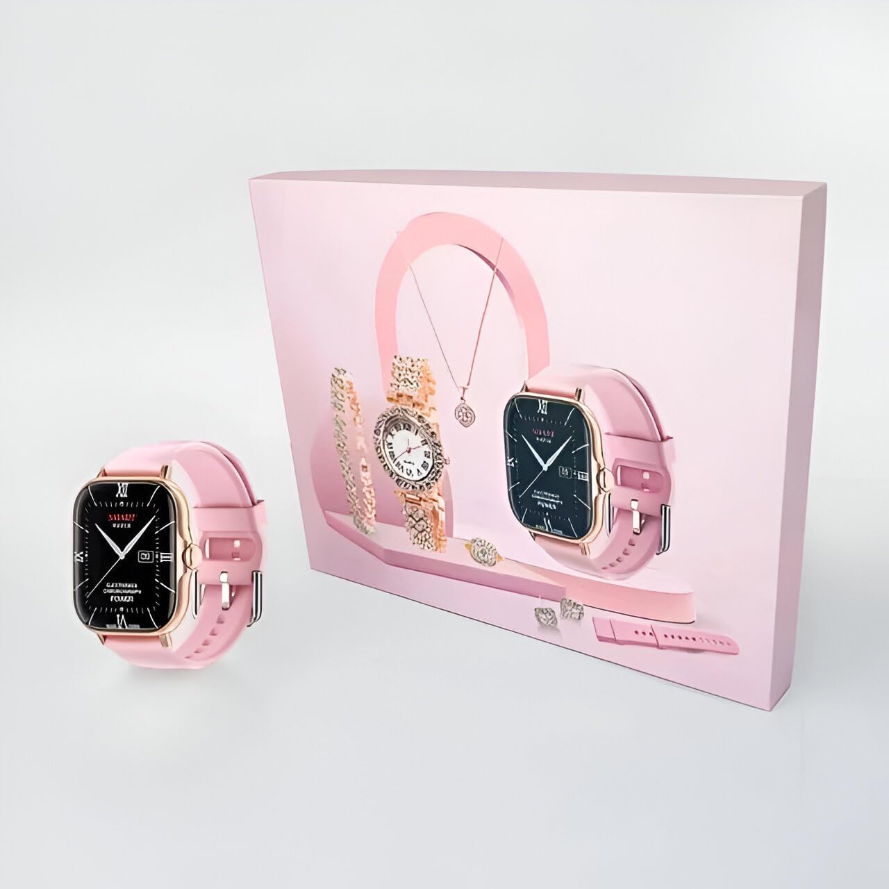 5IN1 Smart Watch A58 Women's  Set Gift Box