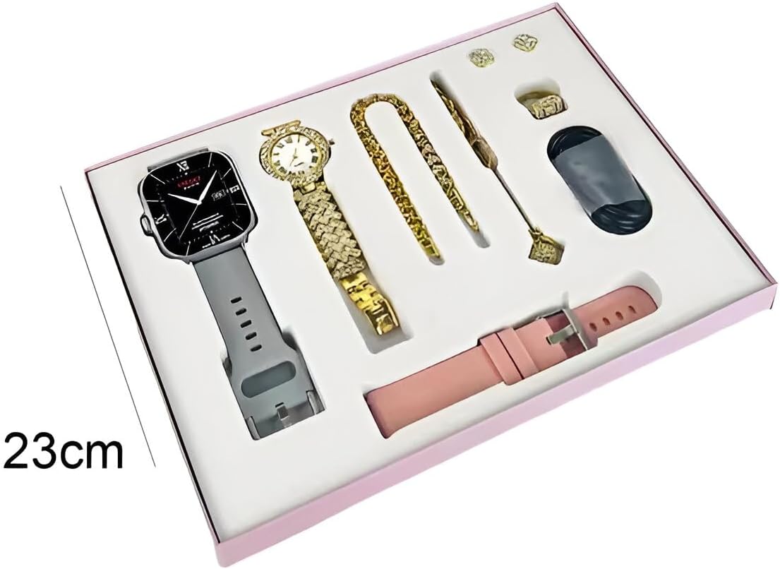 5IN1 Smart Watch A58 Women's  Set Gift Box