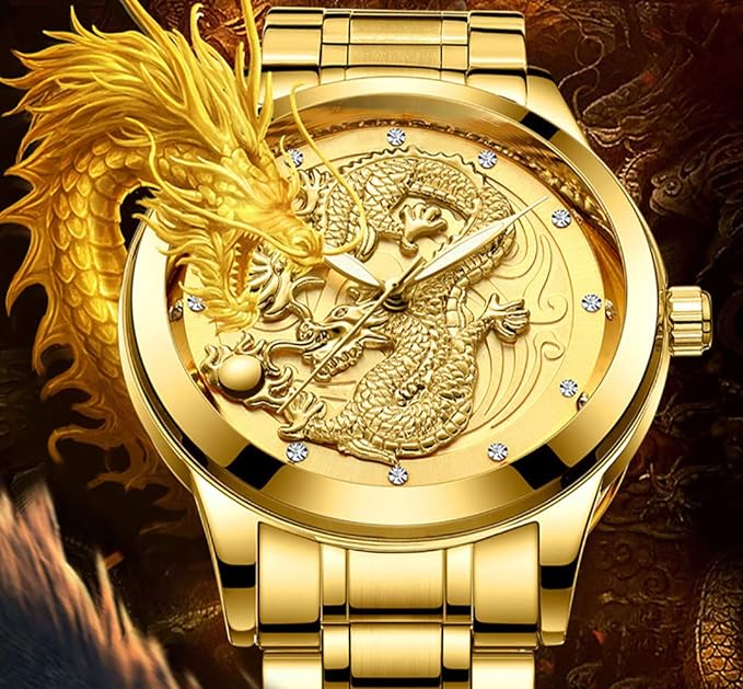 Fashion Dragon watch (Gold)