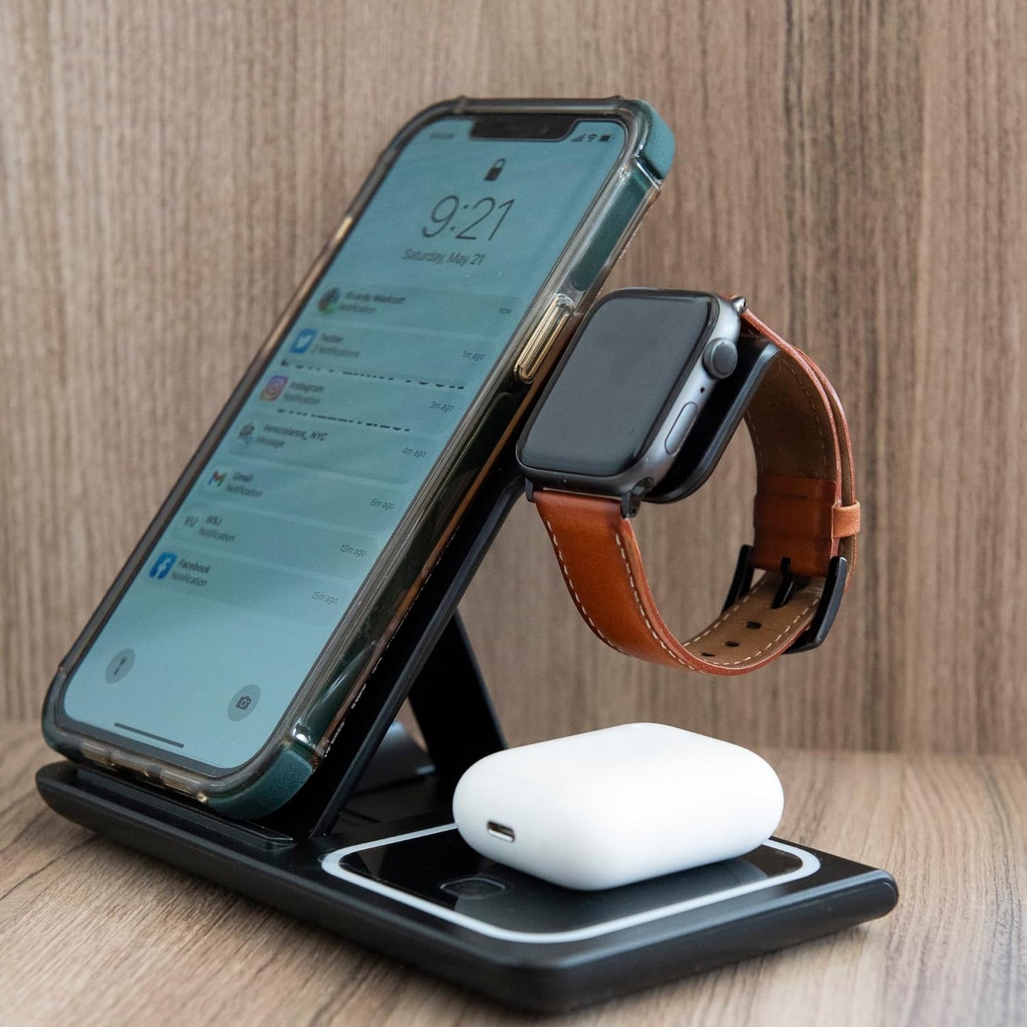 3 in 1 Fast Wireless Charging