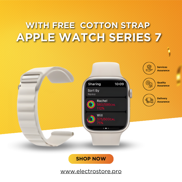 Watch Series 7 With Free S8 Silicon Strap